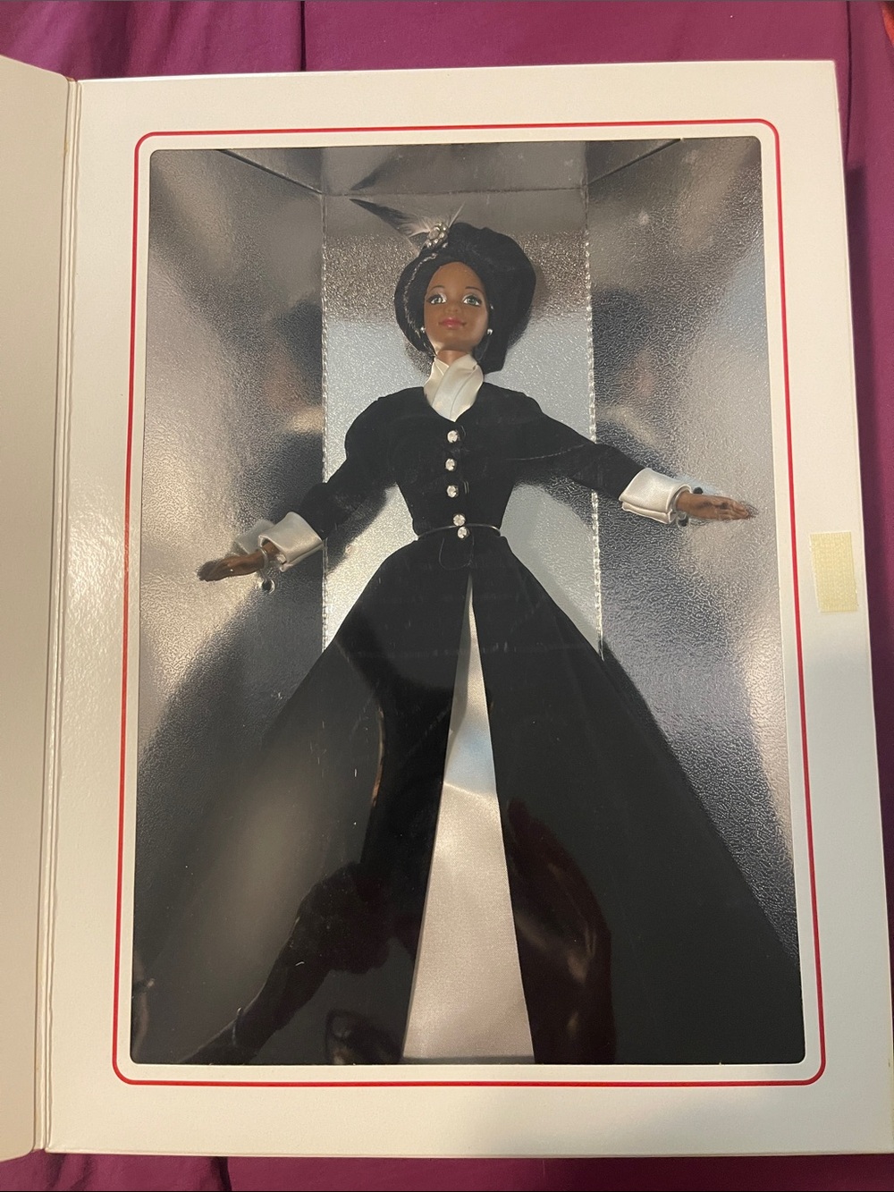 Barbie Black and White Collector Doll in Elegant Gown